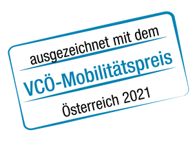ausgezeichnet mit dem VCÖ-Mobilitätspreis Österreich 2021